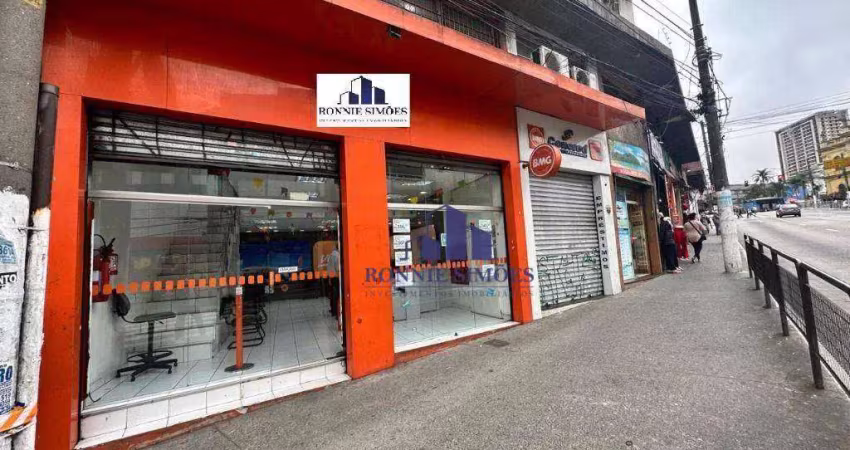 Loja comercial para alugar, 150 m², salas, banheiros, copa, próximo da estação do metro e terminal de ônibus