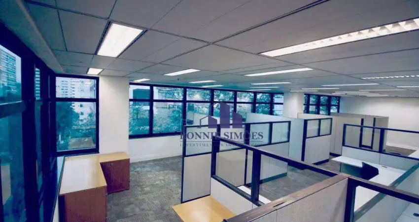 Sala comercial para alugar, 125 m², paraíso, ed. victoria plaza, al. santos,  ampla sala, 2 banheiros, copa, 3 vagas, poucos metros do metrô