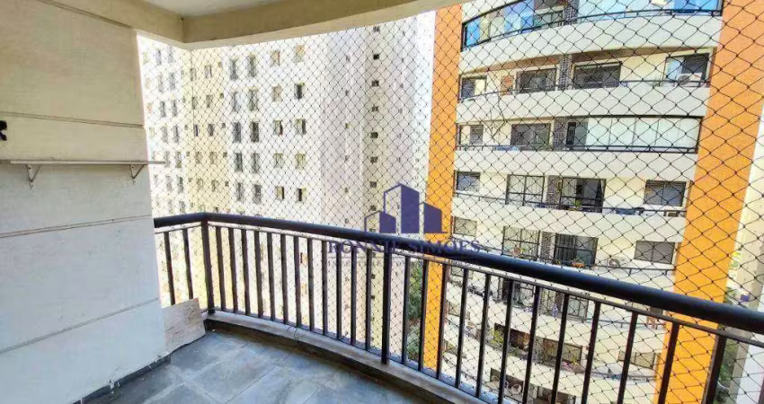 Apartamento com varanda para alugar, 88 m², moema. ed. jardim das butias, 2 dormitórios, sala, 3 banheiros, 2 vagas, próximo ao metrô