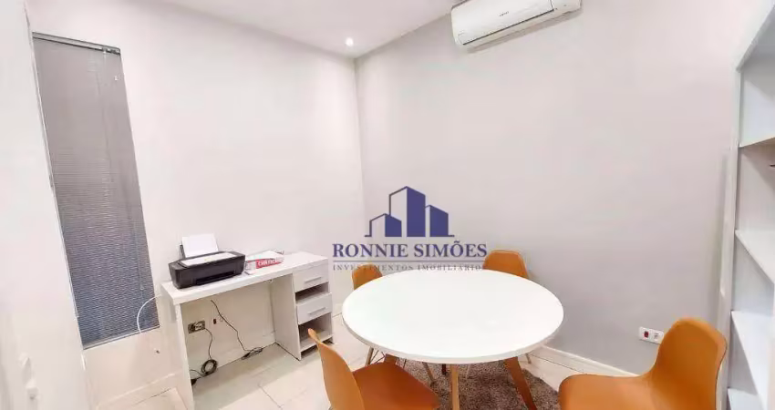 Loja comercial à venda, 25,07 m², cond. centro comercial de vila mariana, 2 sala, copa, 1 banheiro, próximo ao metrô ana rosa