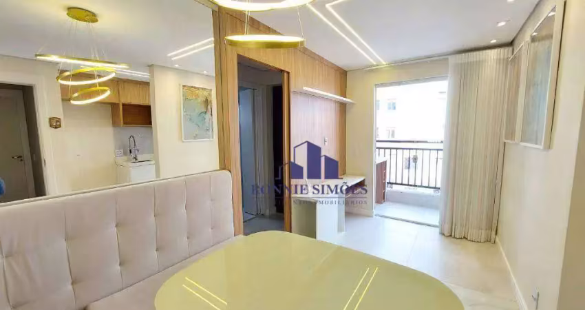 Apartamento semi mobiliado com varanda para alugar ou vender, 43 m², interlagos, av. miguel yunes, 1030, 2 dormitórios, sala, cozinha, 1 wc, 1 vaga