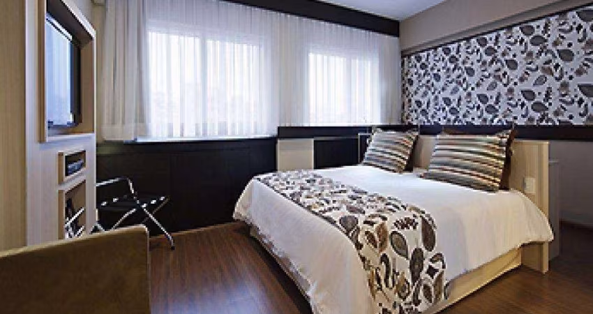 Flat mobiliado para venda 29m², 1 dormitório, R$305.000,00