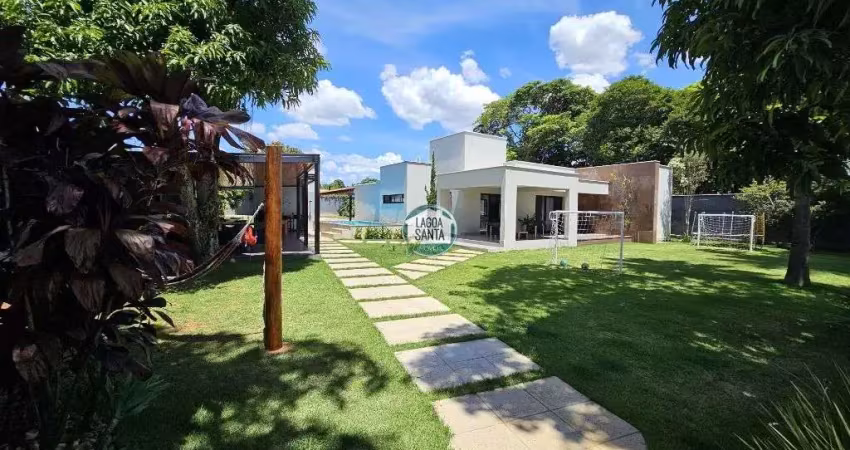 Casa com 4 dormitórios à venda, 490 m² por r$ 3.700.000,00 - orla da lagoa - lagoa santa/mg