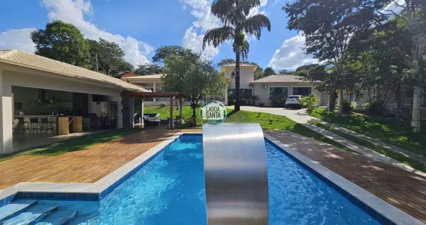 Casa com 3 dormitórios à venda, 281 m² por r$ 3.200.000,00 - condomínio condados da lagoa - lagoa santa/mg