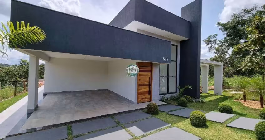 Casa com 3 dormitórios à venda, 186 m² por r$ 840.000,00 - condomínio estância da mata - lagoa santa/mg