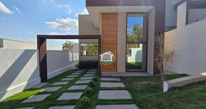 Casa com 3 dormitórios à venda, 130 m² por R$ 987.000,00 - Condomínio Trilhas Do Sol - Lagoa Santa/MG