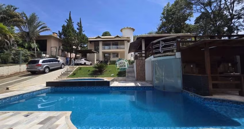 Casa com 6 dormitórios à venda, 500 m² por R$ 2.800.000 - Condomínio Condados da Lagoa - Lagoa Santa/MG