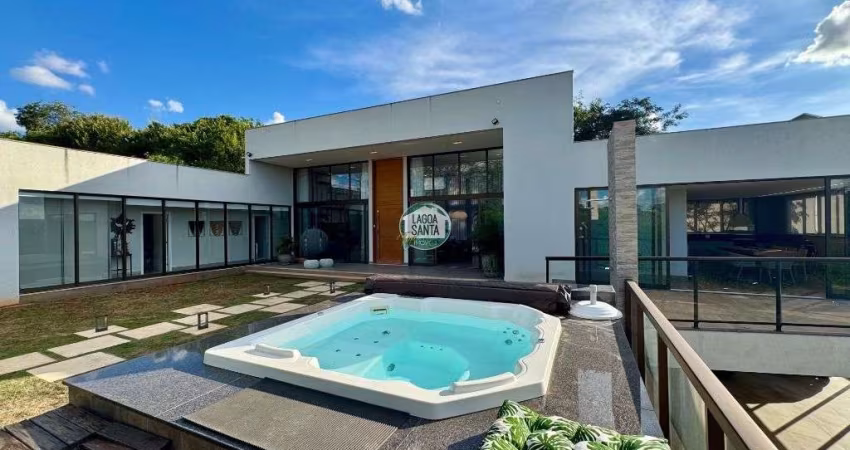 Casa com 3 dormitórios à venda, 342 m² por R$ 3.300.000,00 - Condomínio Quintas da Lagoa - Lagoa Santa/MG