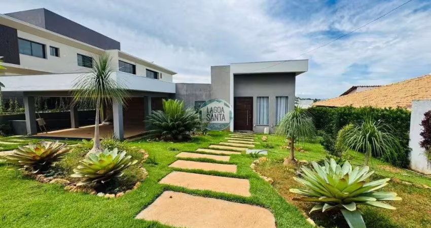 Casa com 4 dormitórios à venda, 205 m² por r$ 1.990.000,00 - condomínio boulevard - lagoa santa/mg