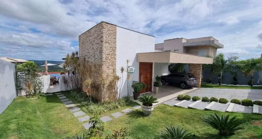 Casa com 3 dormitórios à venda, 205 m² por r$ 2.190.000,00 - condomínio mirante do fidalgo - lagoa santa/mg
