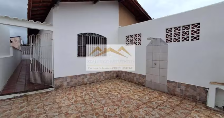 Casa para locação em mongaguá, balneário itaóca, 2 dormitórios, 1 banheiro, 2 vagas