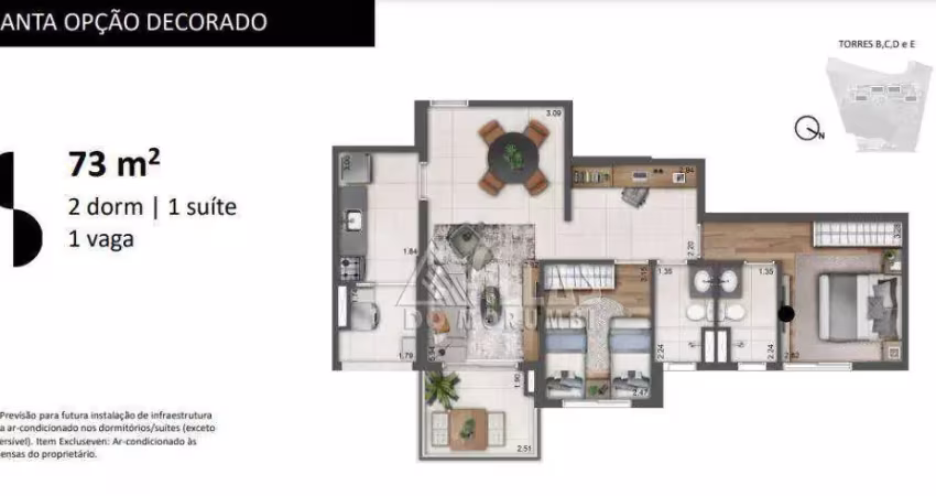 Apartamento com 2 dormitórios à venda, 73 m² por r$ 650.000,00 - portal do morumbi - são paulo/sp