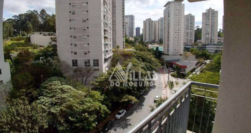 Apartamento com 2 dormitórios para alugar, 55 m² por R$ 3.331,60/mês - Vila Andrade - São Paulo/SP
