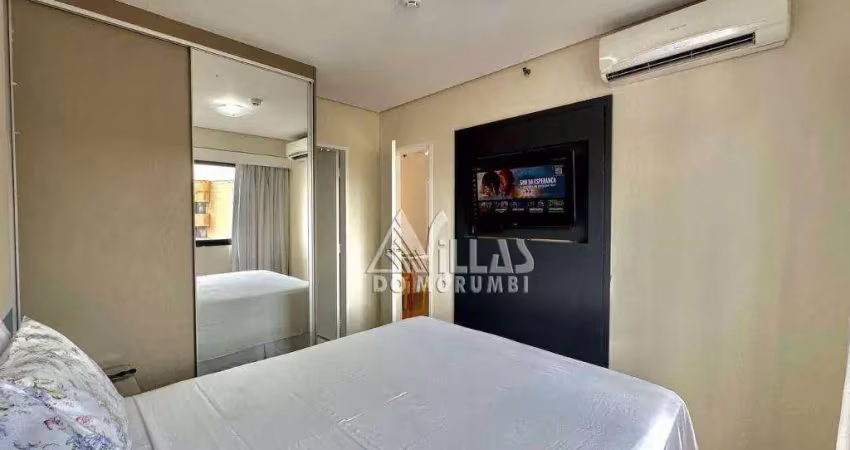 Apartamento com 1 dormitório para alugar, 35 m² por r$ 7.700,00/mês - moema - são paulo/sp