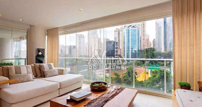 Apartamento com 1 dormitório à venda, 123 m² por r$ 2.950.000,00 - itaim bibi - são paulo/sp