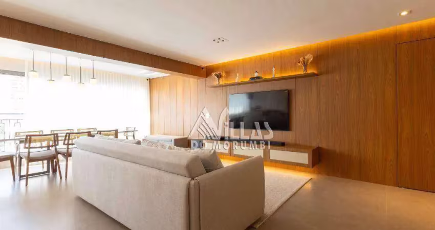 Apartamento com 3 dormitórios à venda, 153 m² por r$ 4.134.000,00 - indianópolis - são paulo/sp