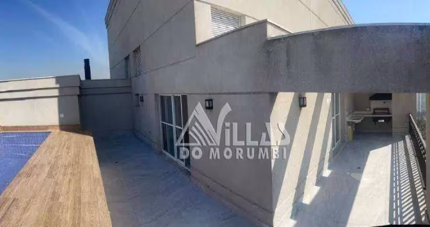 Cobertura com 3 dormitórios à venda, 247 m² por r$ 2.800.000,00 - vila andrade - são paulo/sp