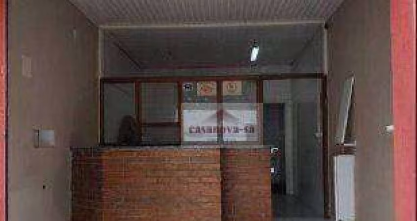 Salão para alugar, 90 m² por R$ 3.045,00/mês - Vila Bastos - Santo André/SP