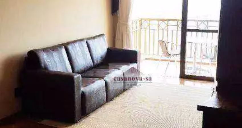 Apartamento com 3 dormitórios para alugar, 100 m² por r$ 5.827,00/mês - vila bastos - santo andré/sp