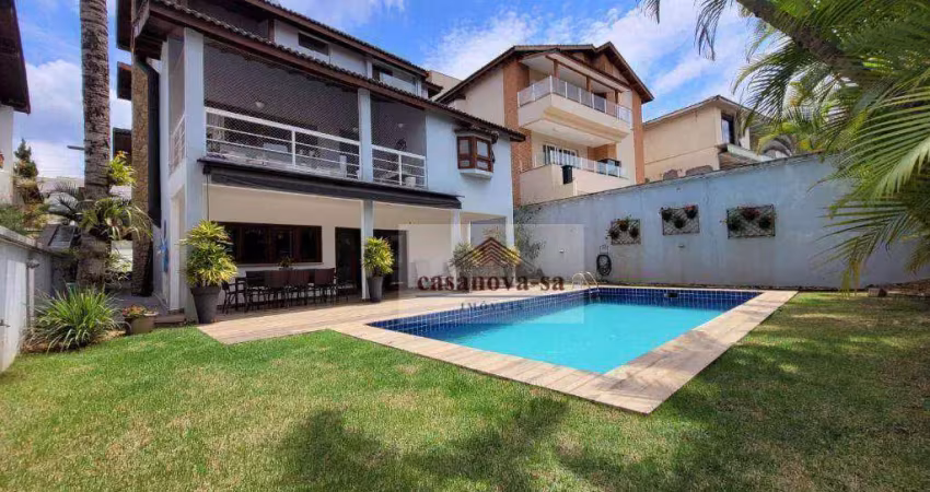 Casa com 4 dormitórios à venda, 500 m² por r$ 2.700.000,00 - residencial onze (alphaville) - santana de parnaíba/sp