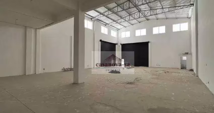 Galpão para alugar, 450 m² por r$ 18.000,00/mês - utinga - santo andré/sp