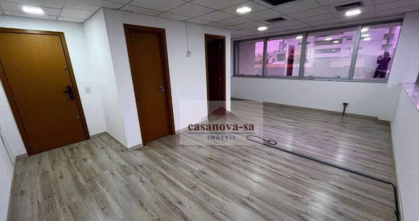 Sala para alugar, 40 m² por R$ 2.165,00/mês - Vila Bastos - Santo André/SP