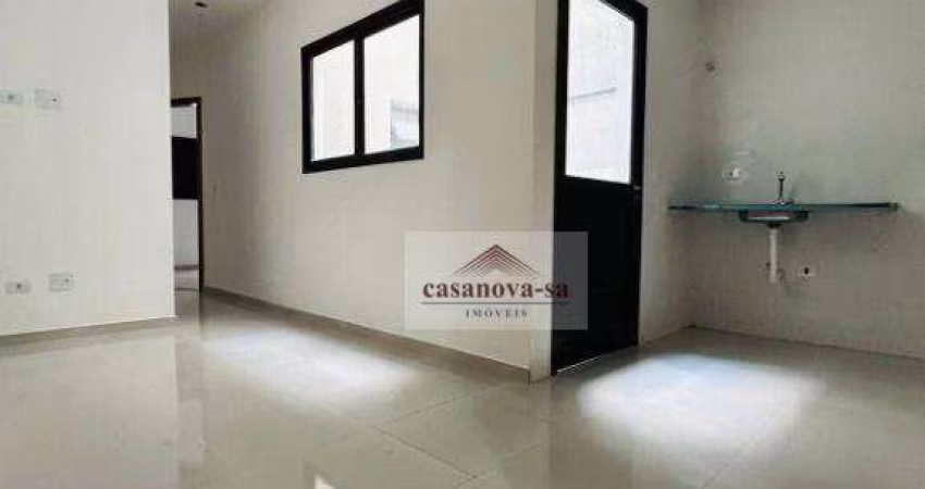 Cobertura com 2 dormitórios, 90 m² - venda por R$ 429.000 ou aluguel por R$ 2.600/mês - Vila Príncipe de Gales - Santo André/SP