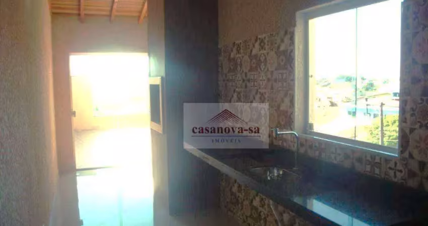 Cobertura com 2 dormitórios para alugar, 62 m² por R$ 2.965,00/mês - Vila Tibiriçá - Santo André/SP