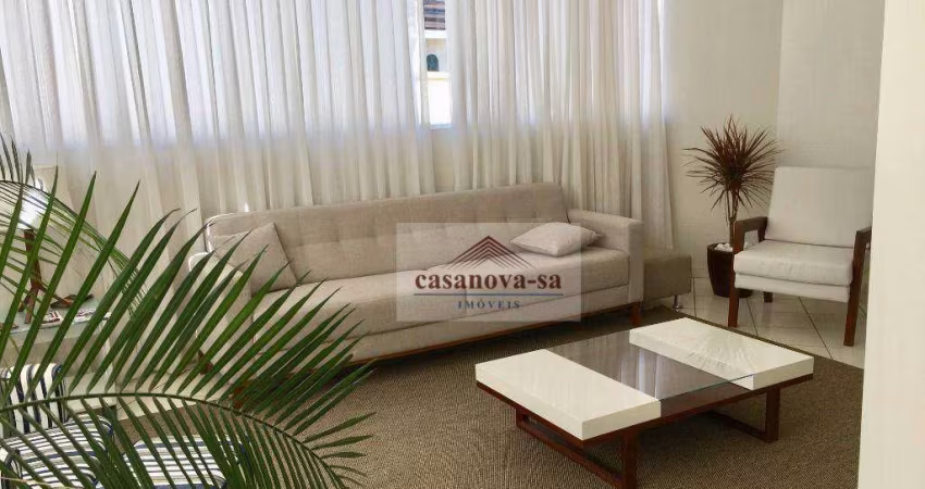 Apartamento com 2 dormitórios para alugar, 57 m² por R$ 2.495,00/mês - Vila Alpina - Santo André/SP