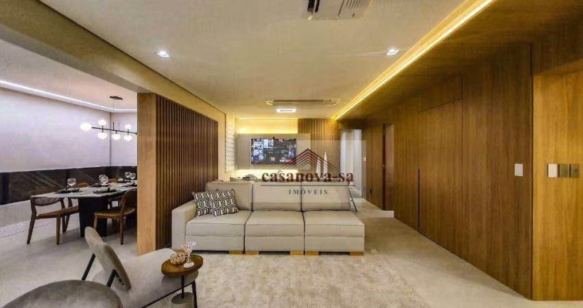 Apartamento com 4 dormitórios à venda, 178 m² por R$ 2.800.000,00 - Jardim - Santo André/SP