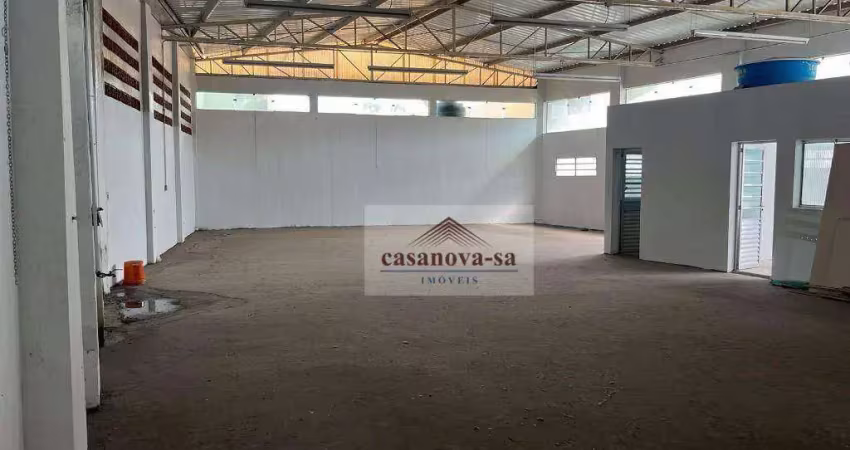 Salão para alugar, 270 m² por r$ 5.600/mês - vila metalúrgica - santo andré/sp