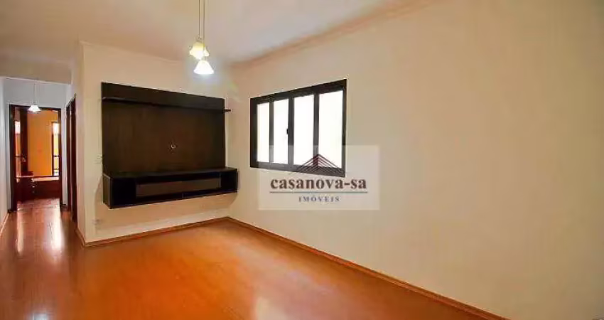 Apartamento com 2 dormitórios para alugar, 70 m² por R$ 2500/mês - Vila Curuçá - Santo André/SP