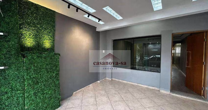 Sobrado com 2 dormitórios para alugar, 210 m² por R$ 4.490,00/mês - Vila Gilda - Santo André/SP