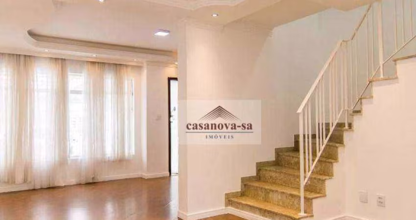 Sobrado para alugar, 160 m² por R$ 4.050,01/mês - Campestre - Santo André/SP