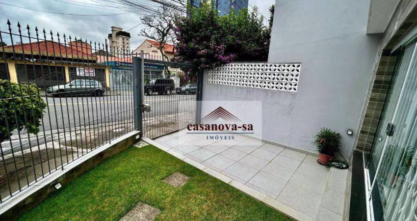 Sobrado com 3 dormitórios para alugar, 188 m² por R$ 8.334,00/mês - Jardim - Santo André/SP