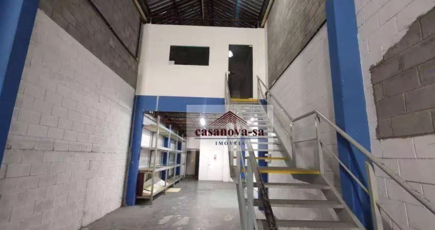 Galpão para alugar, 390 m² por r$ 11.498/mês - vila caminho do mar - são bernardo do campo/sp