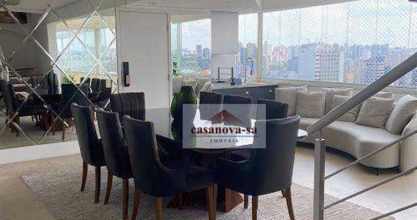 Cobertura com 3 dormitórios para alugar, 227 m² por R$ 12.000/mês - Centro - Santo André/SP