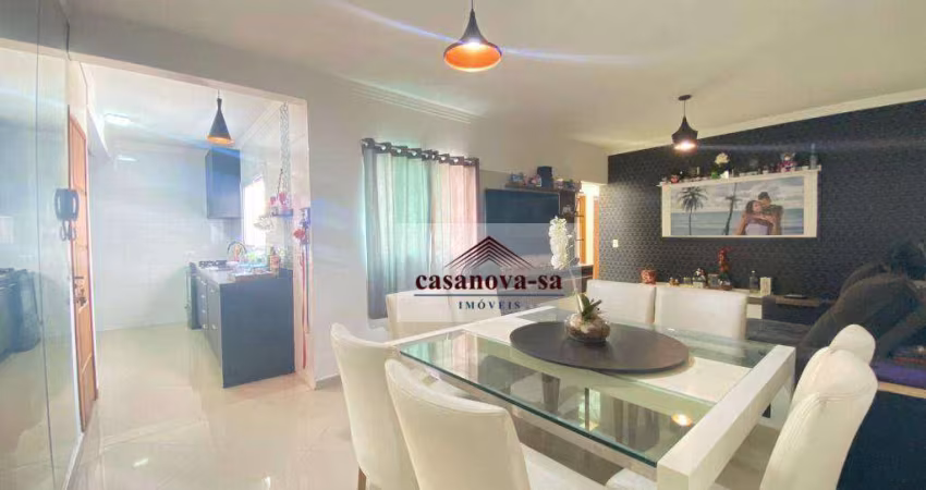 Cobertura com 3 dormitórios para alugar, 152 m² por R$ 4.200,00/mês - Parque das Nações - Santo André/SP