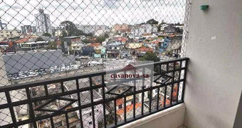 Apartamento com 2 dormitórios para alugar, 58 m² por R$ 1.900,00/mês - Vila Valparaíso - Santo André/SP