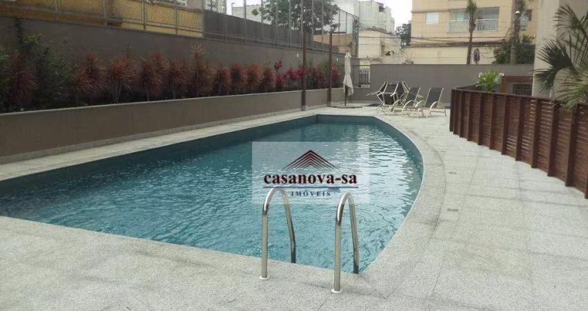 Apartamento com 2 dormitórios para alugar, 72 m² por R$ 3.550,00/mês - Campestre - Santo André/SP