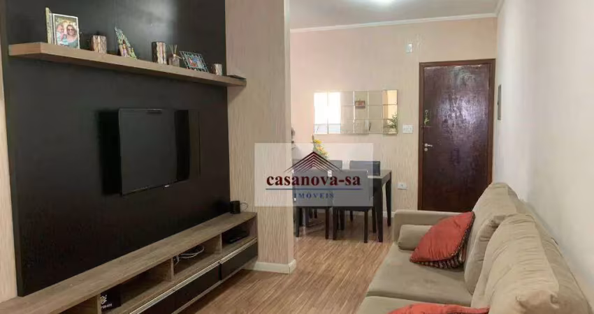 Apartamento com 2 dormitórios para alugar, 70 m² por r$ 3.025,01/mês - vila marina - santo andré/sp