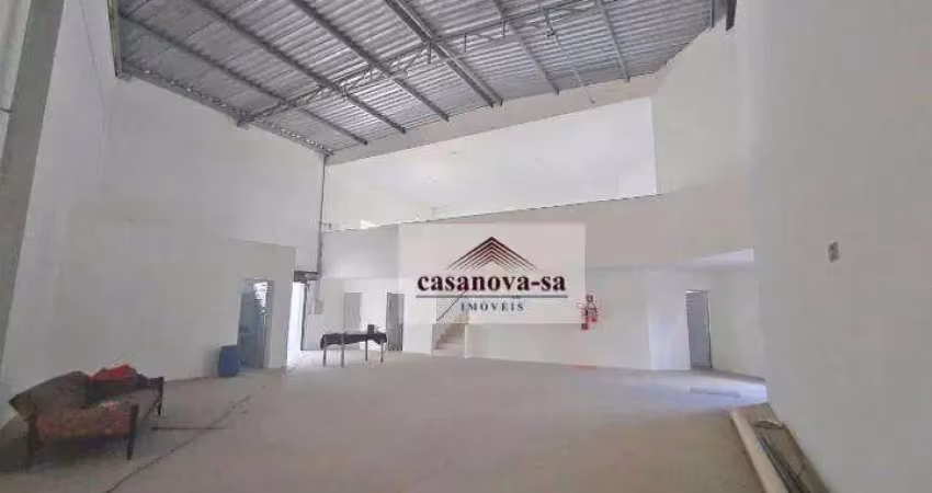 Galpão para alugar, 480 m² por r$ 18.400,00/mês - campestre - santo andré/sp