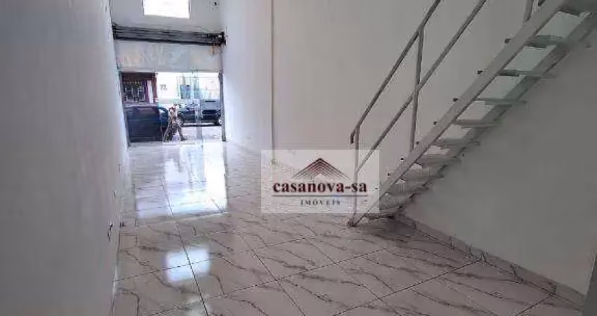 Salão para alugar, 40 m² por r$ 3.807,00/mês - centro - santo andré/sp