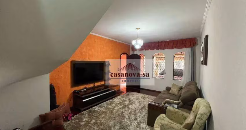 Sobrado com 4 dormitórios, 200 m² - venda por r$ 1.200.000,00 ou aluguel por r$ 5.180,00/mês - vila camilópolis - santo andré/sp