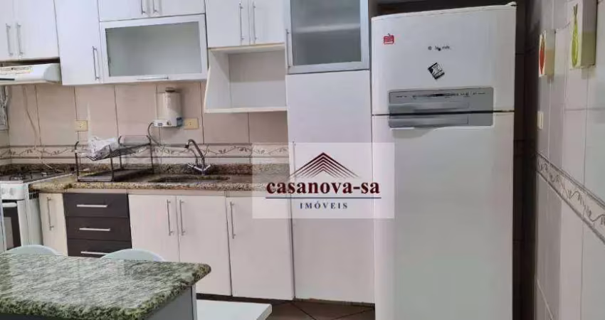 Apartamento com 2 dormitórios, 75 m² - venda por r$ 390.000 ou aluguel por r$ 2.500/mês - vila curuçá - santo andré/sp