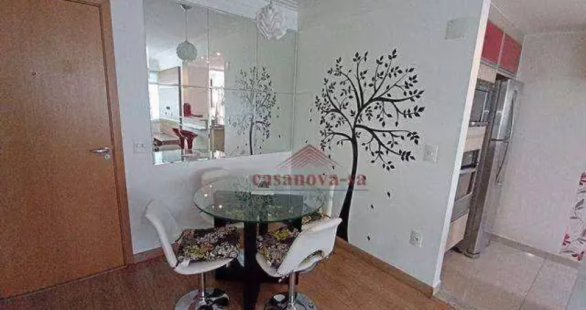Apartamento com 1 dormitório para alugar, 50 m² por r$ 3.870,00/mês - jardim - santo andré/sp