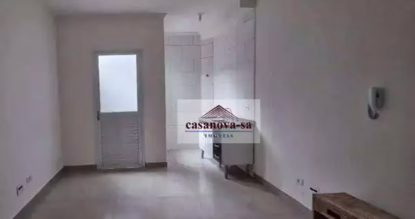 Apartamento com 2 dormitórios para alugar, 45 m² por r$ 1.720,00/mês - vila humaitá - santo andré/sp