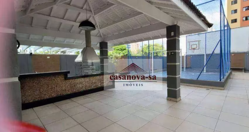 Apartamento com 3 dormitórios para alugar, 150 m² por r$ 5.400,00/mês - centro - santo andré/sp