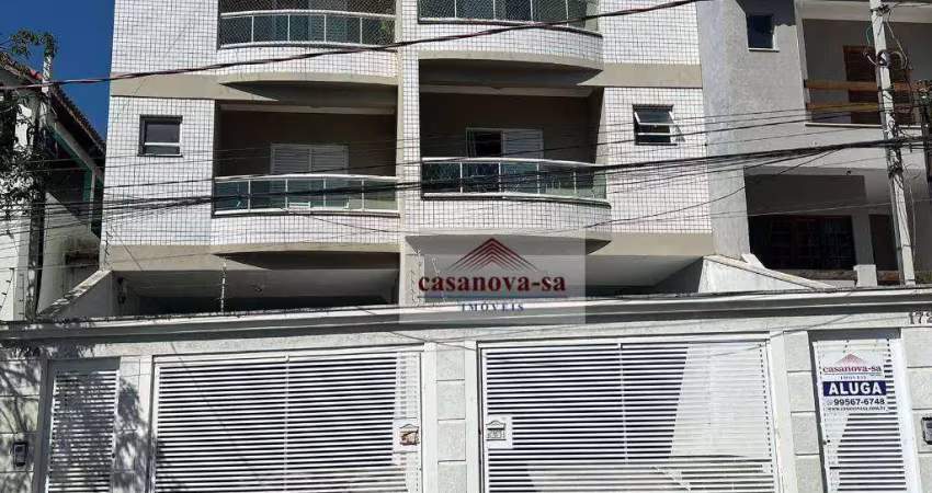 Apartamento com 3 dormitórios para alugar, 100 m² por r$ 2.412,00/mês - vila curuçá - santo andré/sp