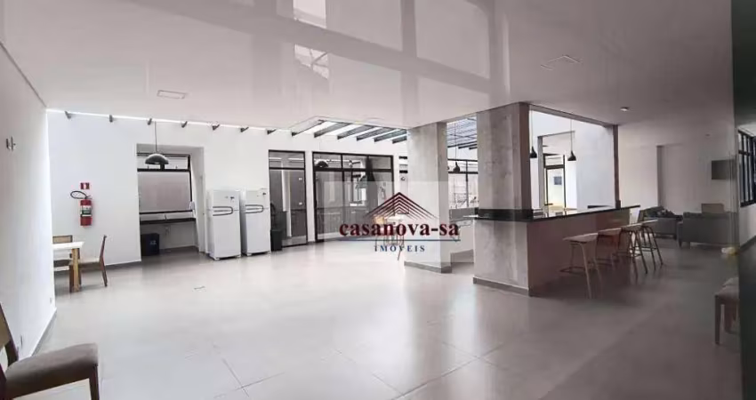 Apartamento com 2 dormitórios para alugar, 38 m² por r$ 3.072,25/mês - campestre - santo andré/sp